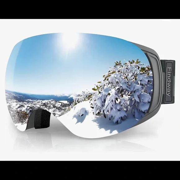 NWT Ski Goggles Pro 100% UV 400 Protection-Interchangeable Lens, MULTI COLORS